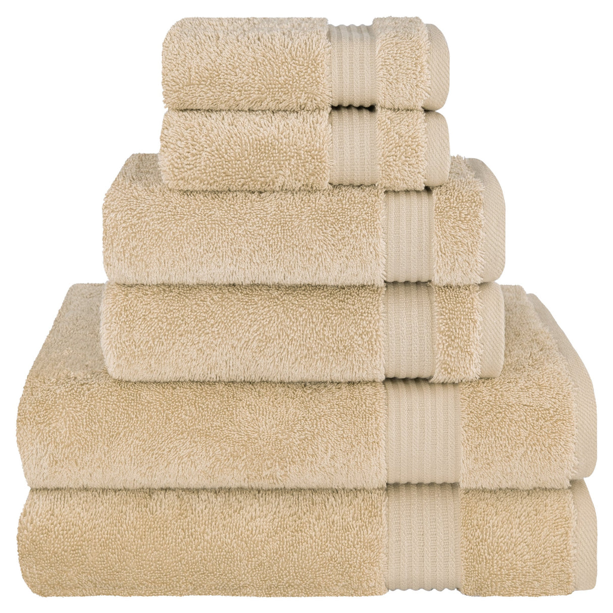 American Soft Linen Bekos 100% Cotton Turkish Towels 6 Piece Bath Towel Set with 18 Different Colors