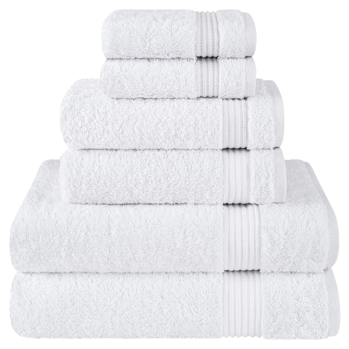 American Soft Linen Bekos 100% Cotton Turkish Towels 6 Piece Bath Towel Set with 18 Different Colors