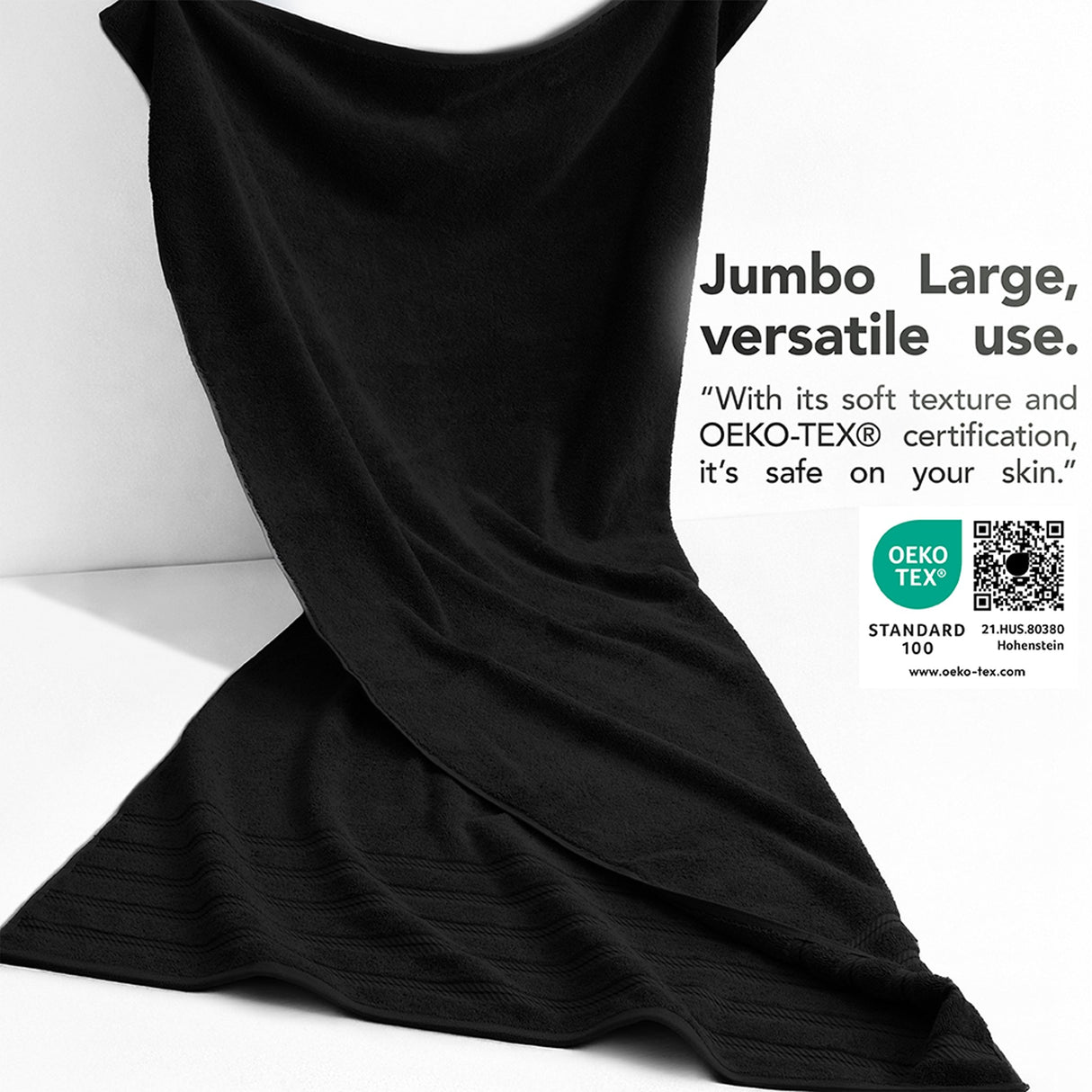 35x70 Inch Premium Bath Sheet JUMBO 100% Cotton Turkish Towels, Extremely Soft, Luxury, Extra Large Bath Towel (BEST CHOICE)