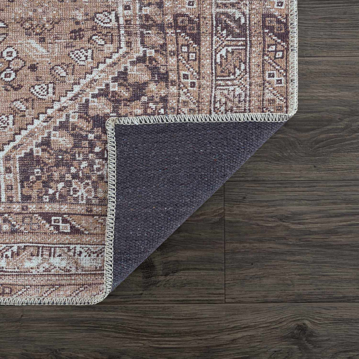 Boutique Rugs Barny Brown Flat Pile Washable Rug - view 4