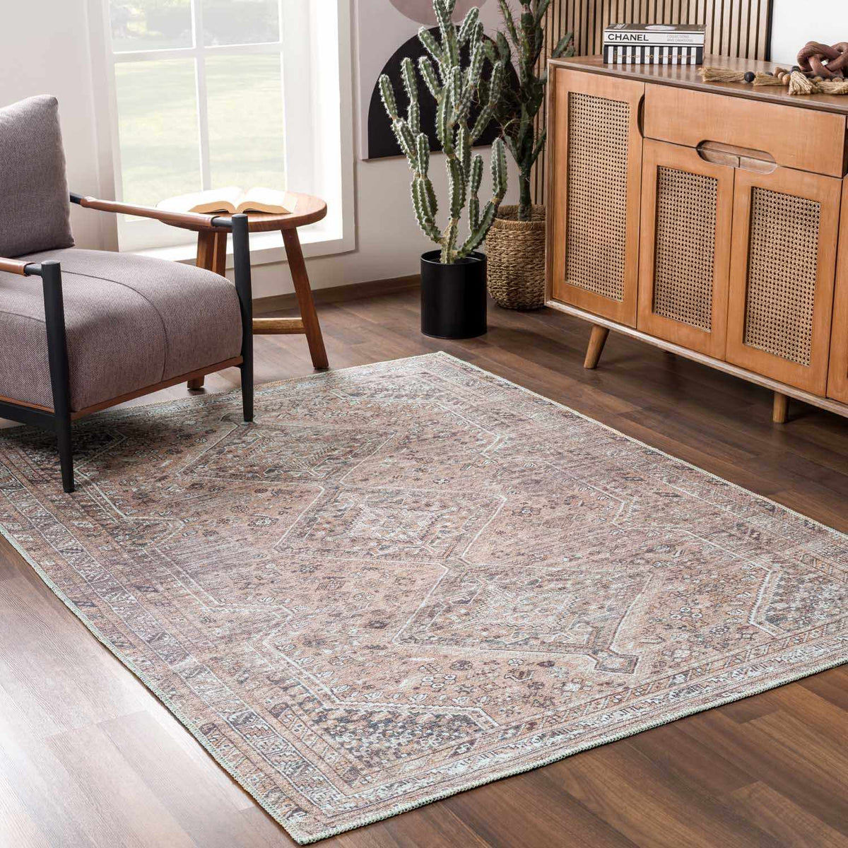 Boutique Rugs Barny Brown Flat Pile Washable Rug - view 12