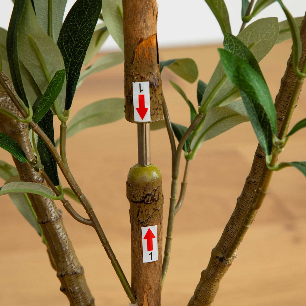 Nearly Natural 3’ Artificial Olive Tree with Natural Trunk - view 4