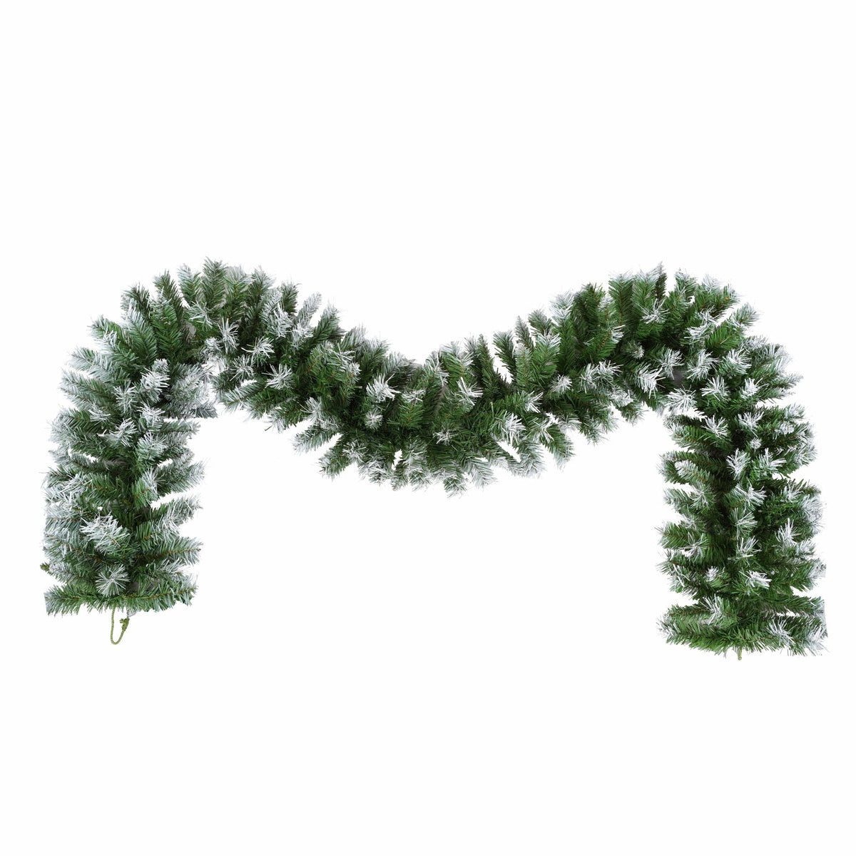 Artificial Christmas 3 Piece Set Wreath And 2 Entrance Trees With LED Lights - view 3