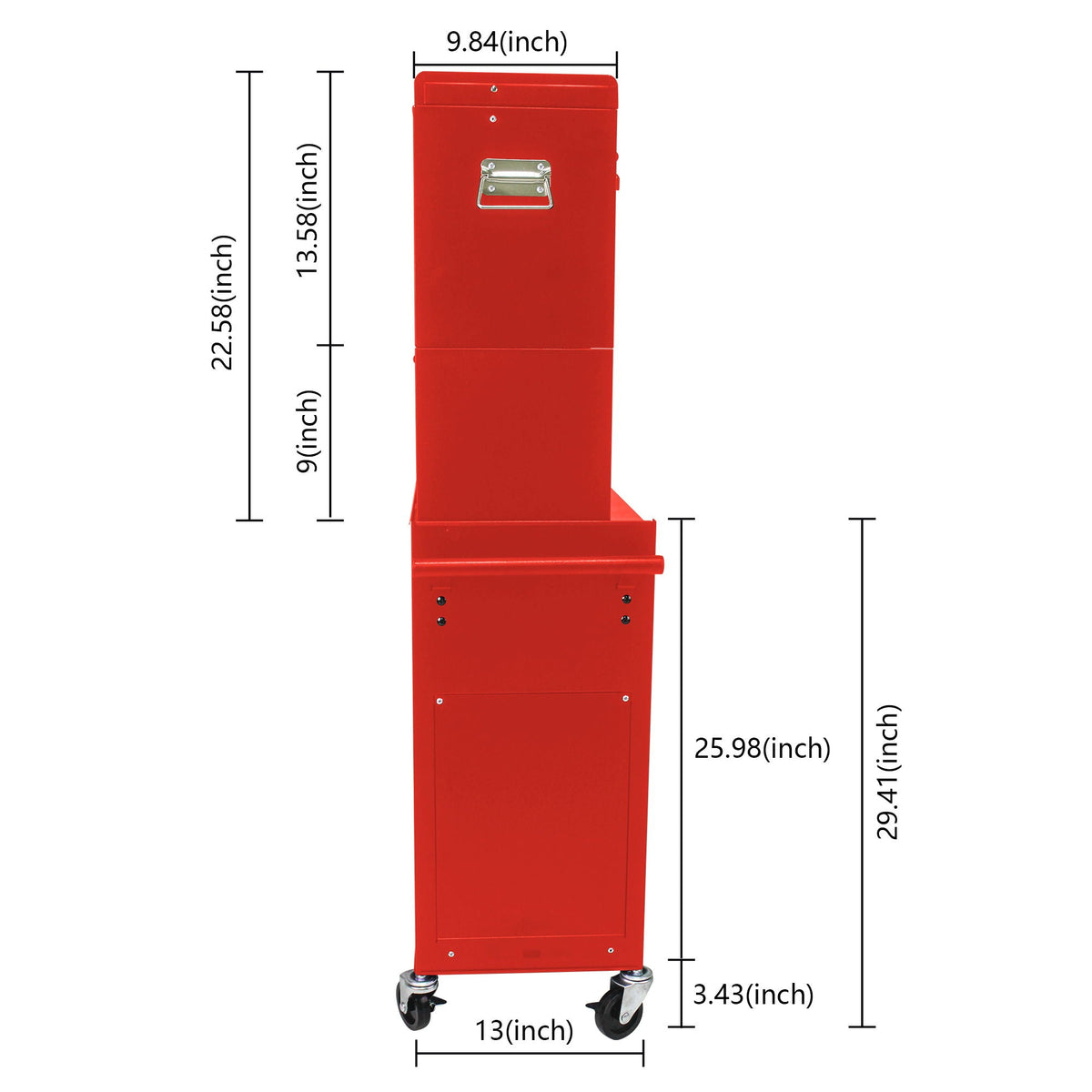 ARTMAN 6 Drawer Lockable Tool Cabinet with Detachable Toolbox - view 2