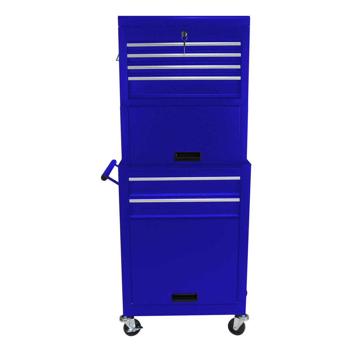 ARTMAN 6 Drawer Lockable Tool Cabinet with Detachable Toolbox in Blue