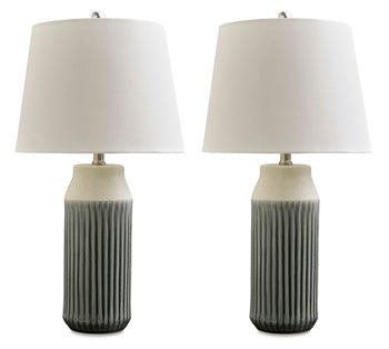Afener Ceramic Table Lamp (Set of 2)
