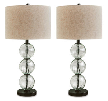 Airbal Glass Table Lamp (Set of 2)