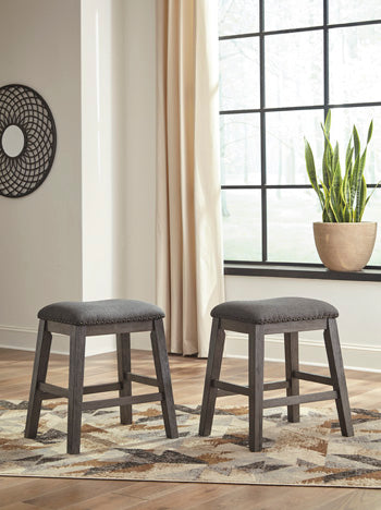 Caitbrook Upholstered Stool (Set of 2)