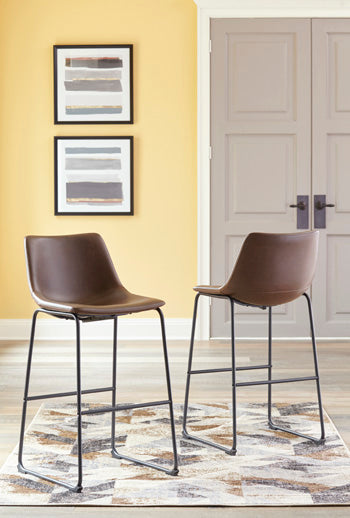 Centiar Tall Upholstered Barstool (Set of 2)
