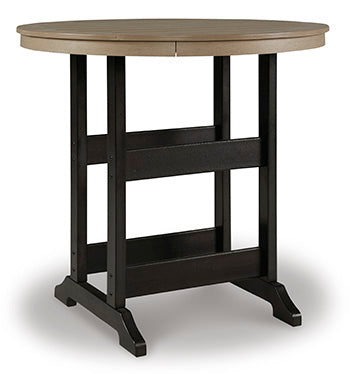 Fairen Trail Round Bar Table with UMB OPT