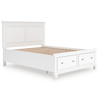 Fortman Storage Footboard with Roll Slats Queen