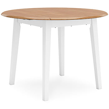 Gesthaven Round Dining Room Drop Leaf Table