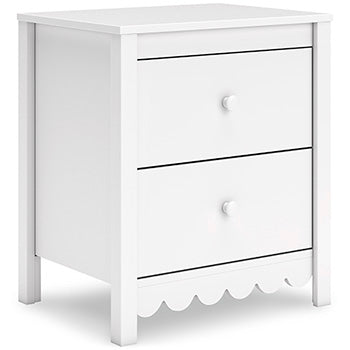 Hallityn Two Drawer Night Stand