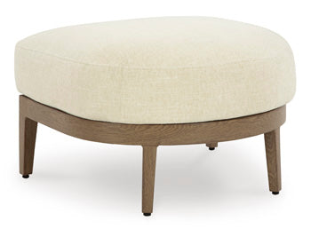Serene Bay Ottoman with Cushion