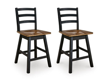 Wildenauer Swivel Stool (Set of 2)