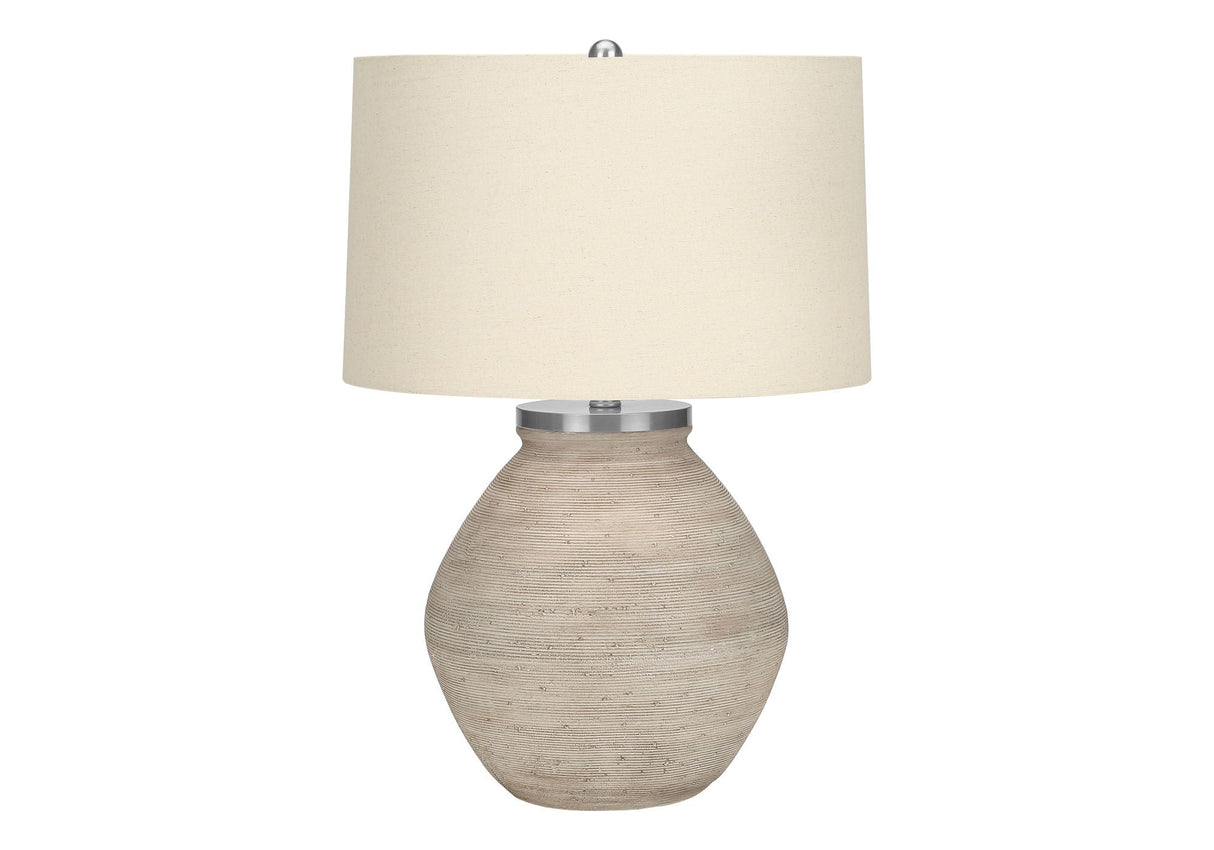 Lighting, Table Lamp, Concrete, Resin, Contemporary - Cream - Best Buy Furniture