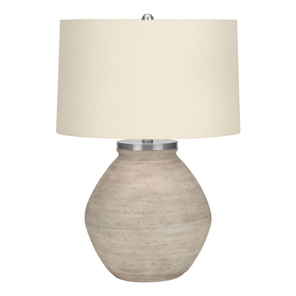 Lighting, Table Lamp, Concrete, Resin, Contemporary - Cream - Best Buy Furniture