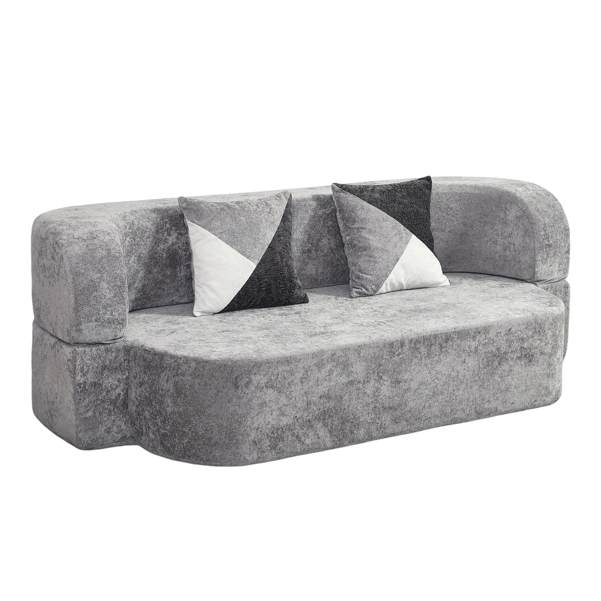 Eggshell Sofa Bed - Convertible Boneless Couch