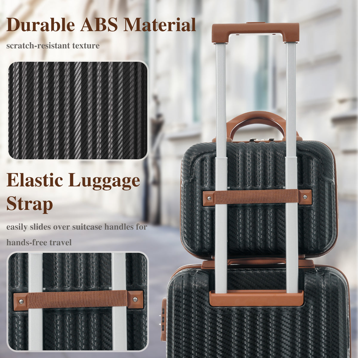 2-Piece Hardshell Luggage Set