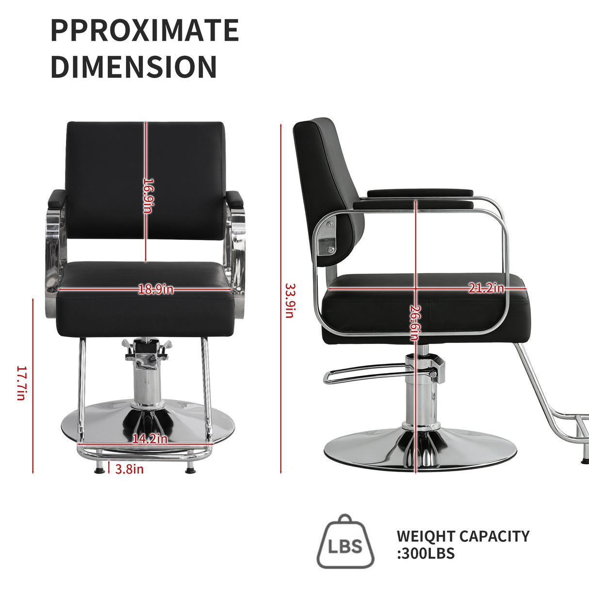Barber Chair Salon Chair for Hair Stylist