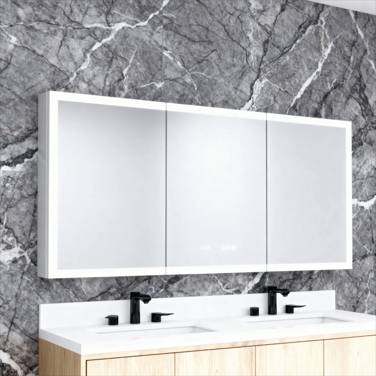 60 in. W x 30 in. H Rectangular Bathroom Mirror