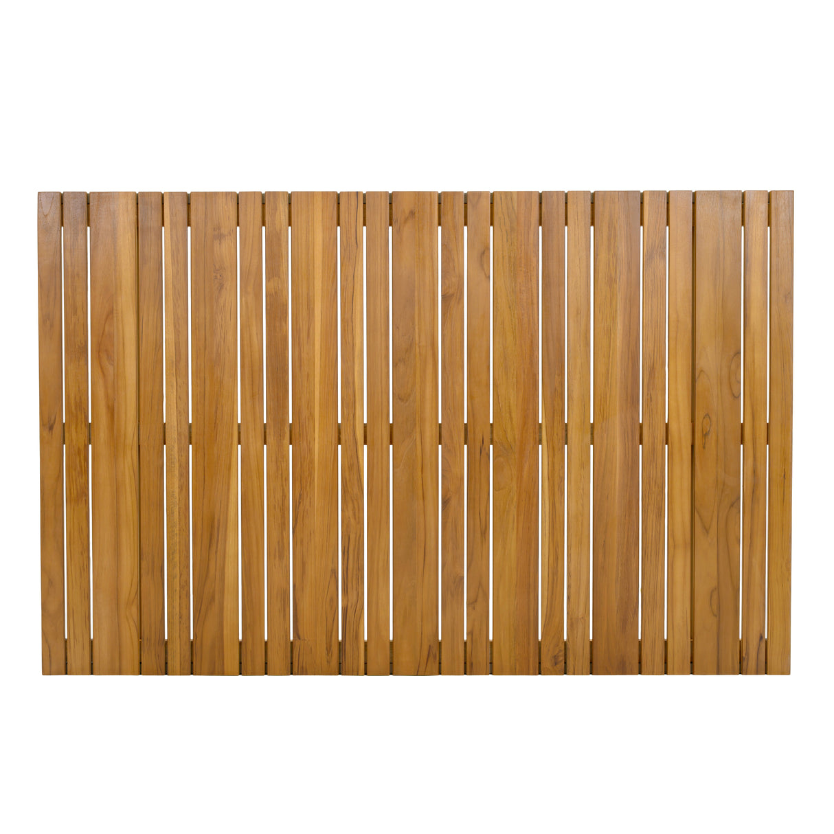 Teak Wood Top Outdoor Table with Steel Frame