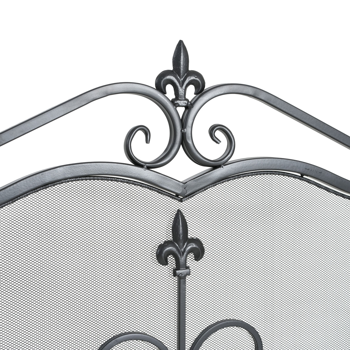 Onyx 3-Panel Iron Fireplace Screen 54" x 31.5"