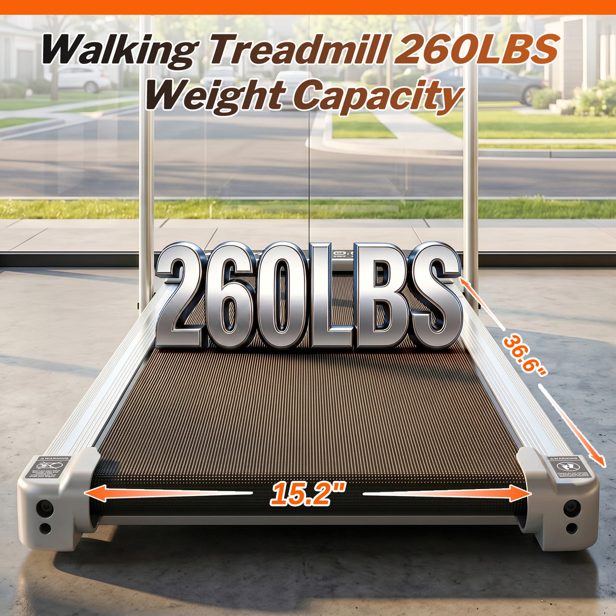 3-In-1 Under Desk Treadmill with Incline