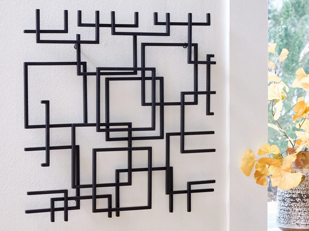 Aadanton - Wall Decor - Black - Best Buy Furniture