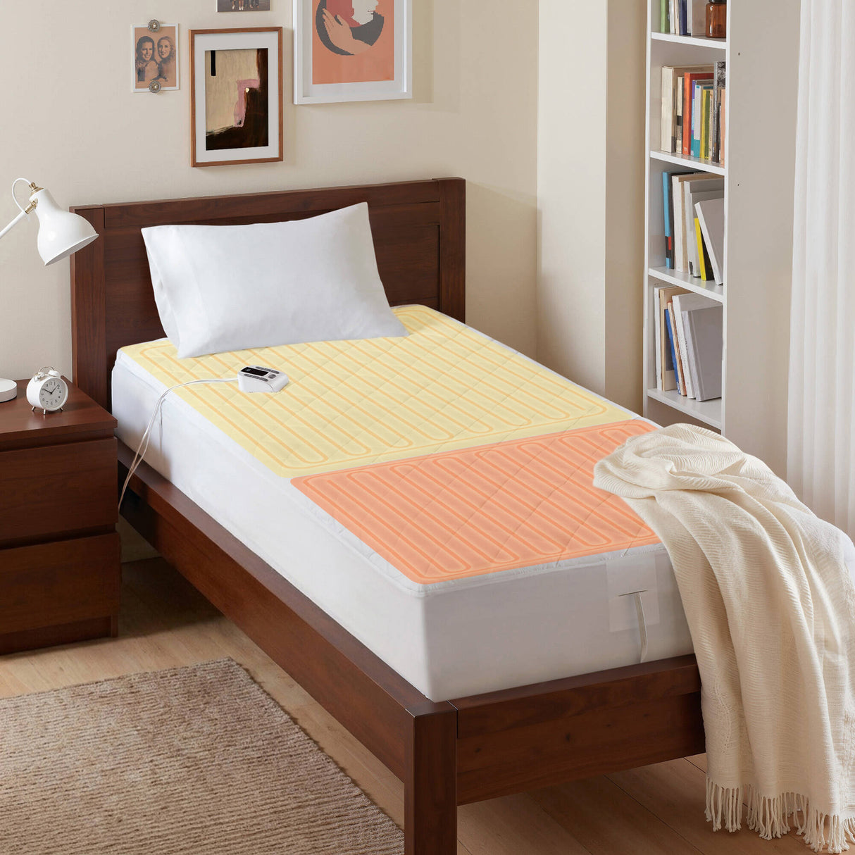 1-Piece Full Heated Mattress Pad