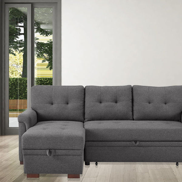 Destiny - Reversible Sleeper Sectional Sofa With Storage Chaise