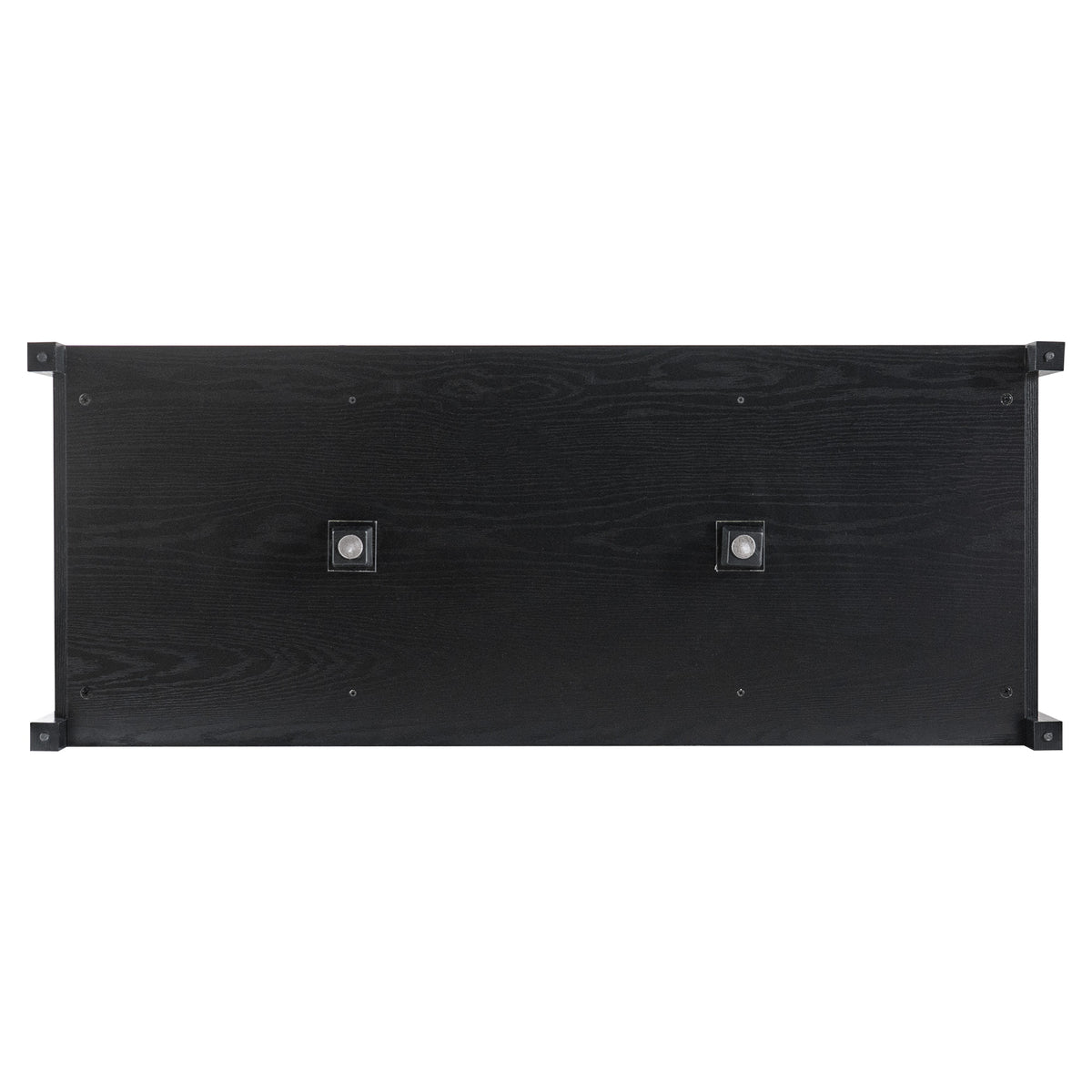 K&K 53.2" Farmhouse Fridge Cabinet with Power Outlet