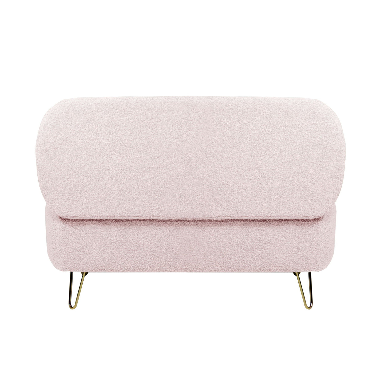Storage Ottoman Bench For End Of Bed Legs, Modern Camel Faux Fur Entryway Bench Upholstered Padded With Storage For Living Room Bedroom