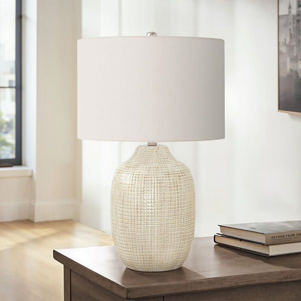 Table Lamp, Lighting, Ceramic, Contemporary - Cream - Best Buy Furniture