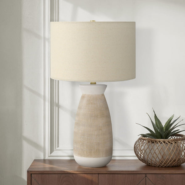Lighting, Table Lamp, Ceramic, Resin, Contemporary - Cream - Best Buy Furniture