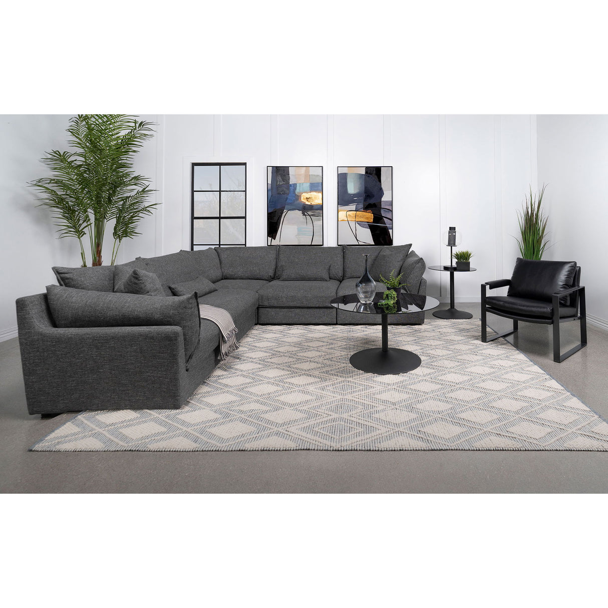 Tomasina - Modular Sectional Sofa With Cushions