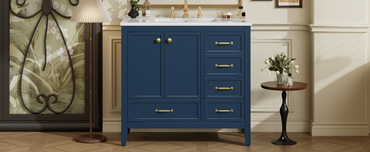 36" Bathroom Vanity with Sink