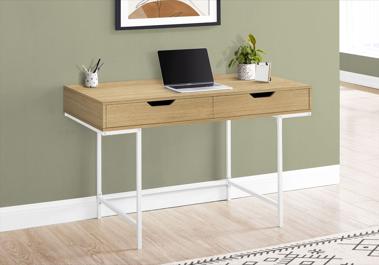 Computer Desk For Home Office, Storage Drawers, Marble Look Contemporary & Modern - Best Buy Furniture