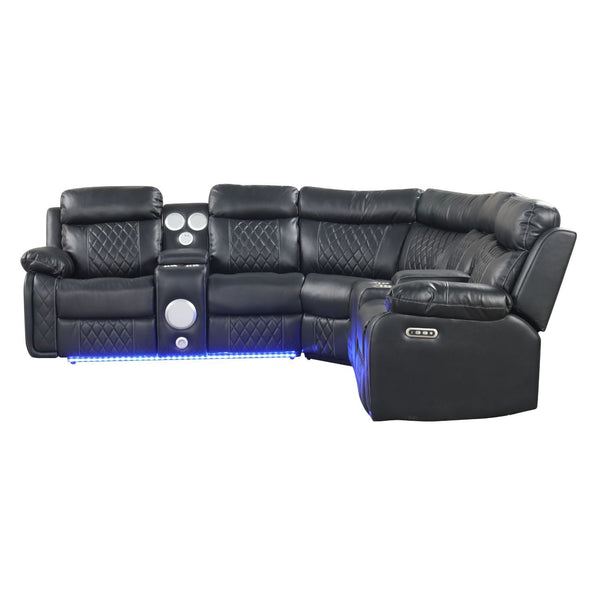 Lacrosse - Power Reclining Sectional Sofa
