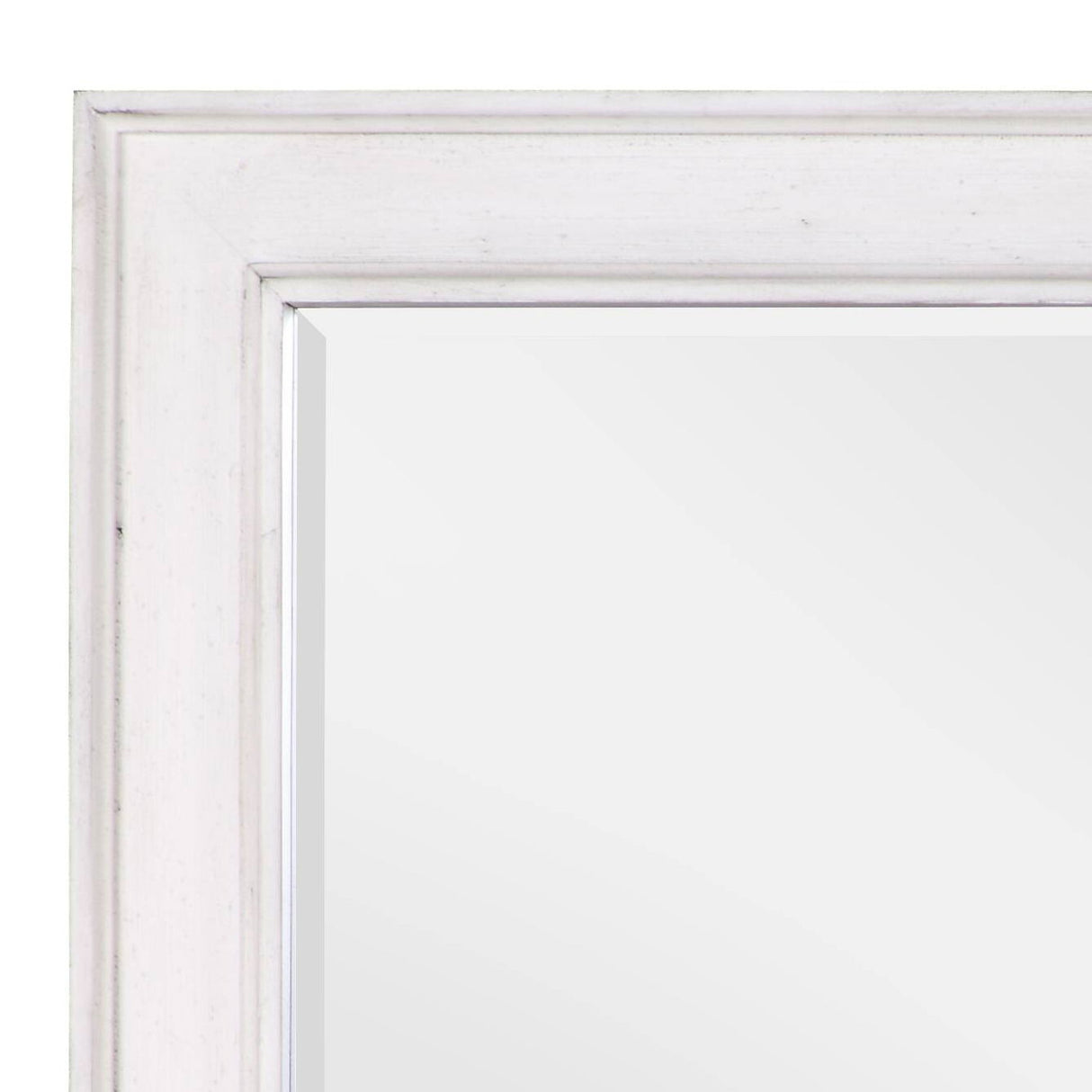 Katia - Weathered Mirror - White - Best Buy Furniture