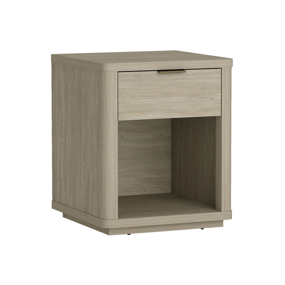 Evelyn - Nightstand With 1 Drawer And Open Shelf