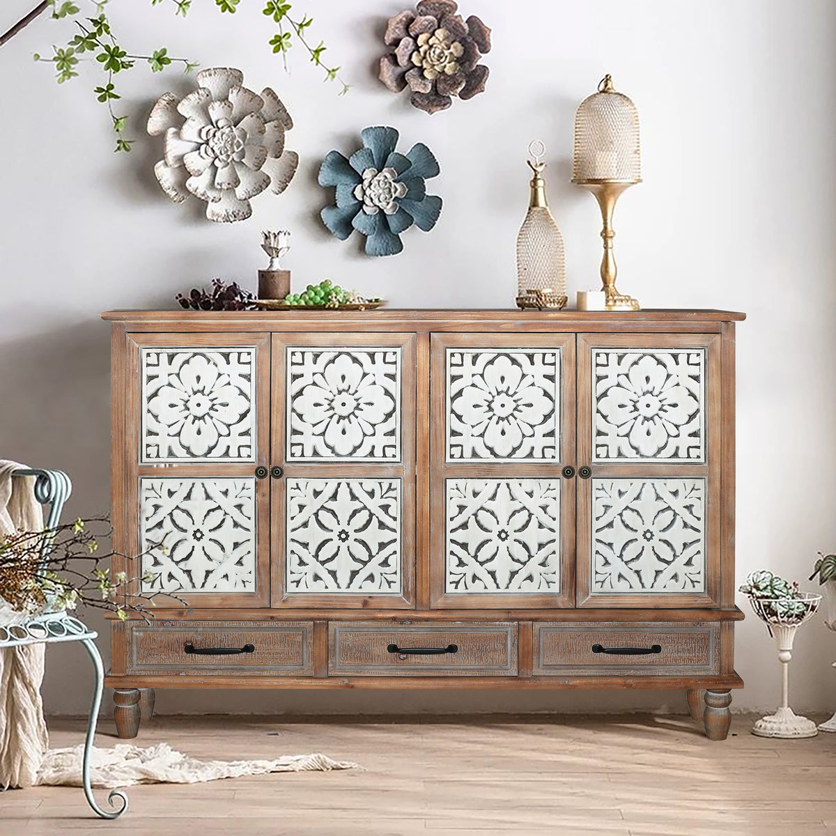 59.06" Chic Sideboard Buffet Cabinet
