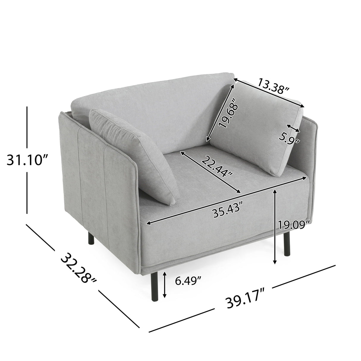 Vintage Modern Aesthetic Appeal Lounge Chair - Best Buy Furniture