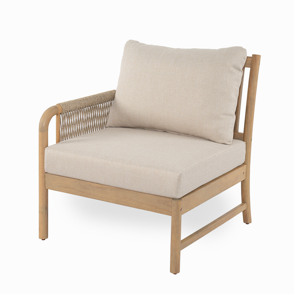 Casper Outdoor 6-Seater Sofa and Coffee Table Set