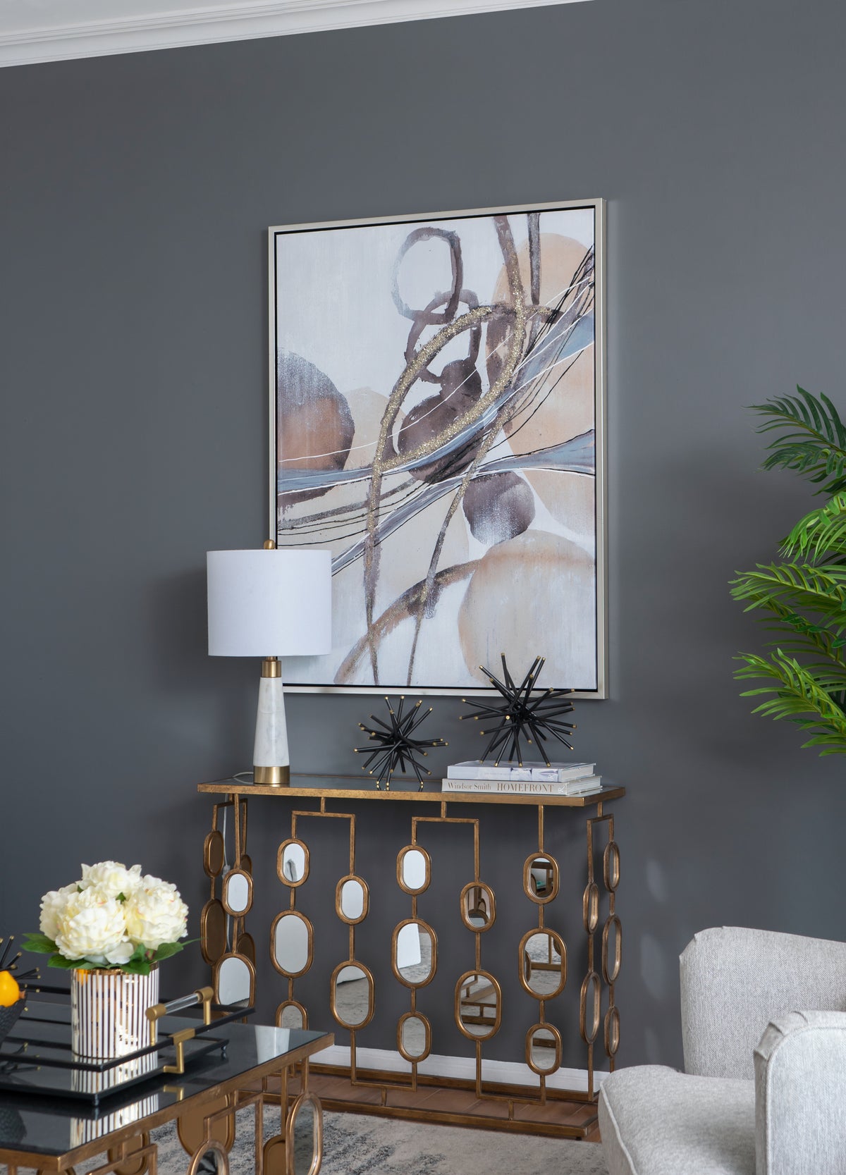 Rectangle Abstract Watercolor Oil Painting