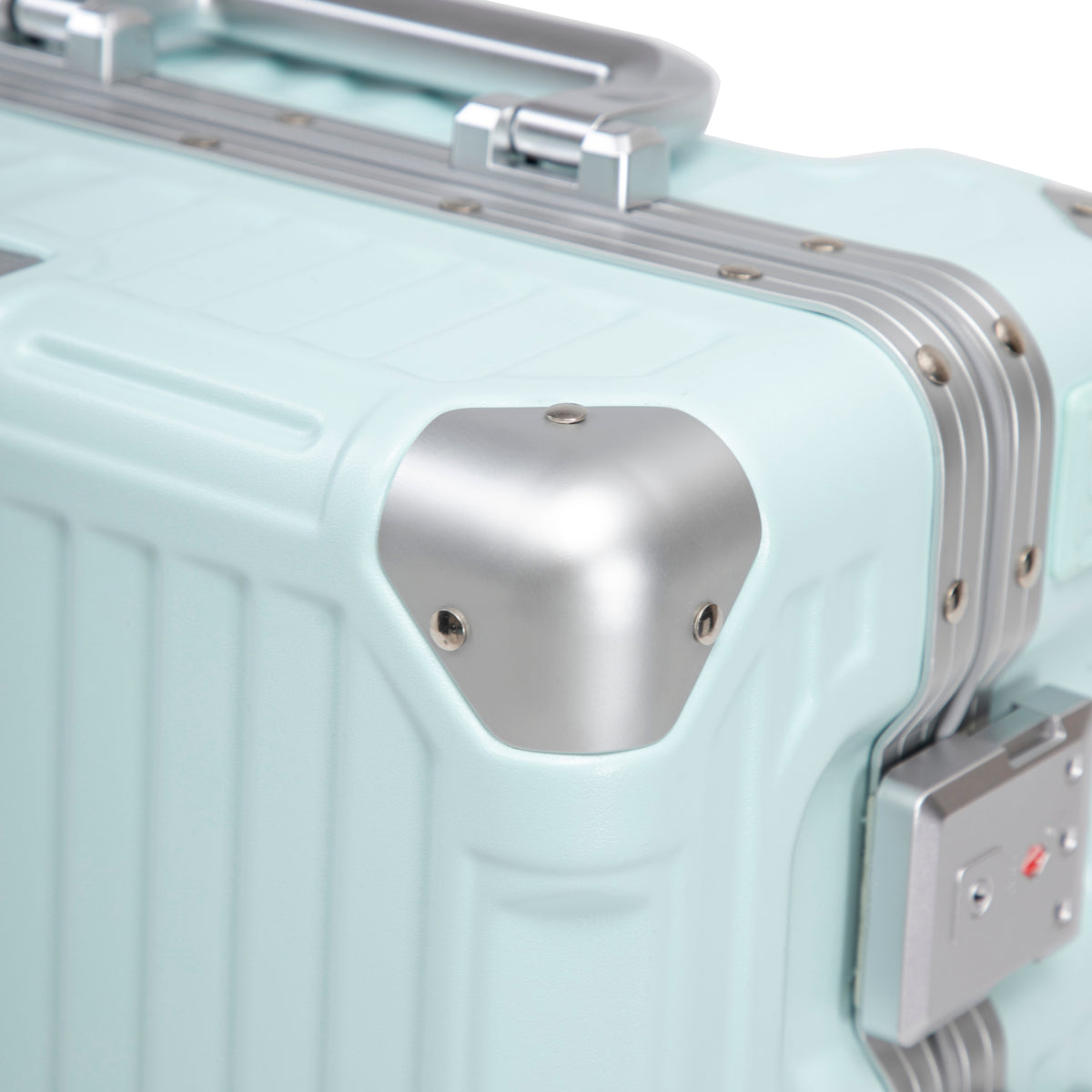 20 Inch Carry On Luggage, Aluminum Frame ABS Hard Shell Suitcase