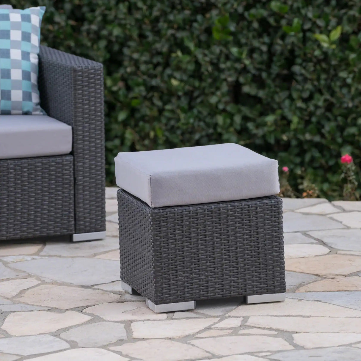 Santa Rosa - Outdoor Lounge Ottoman - Best Buy Furniture