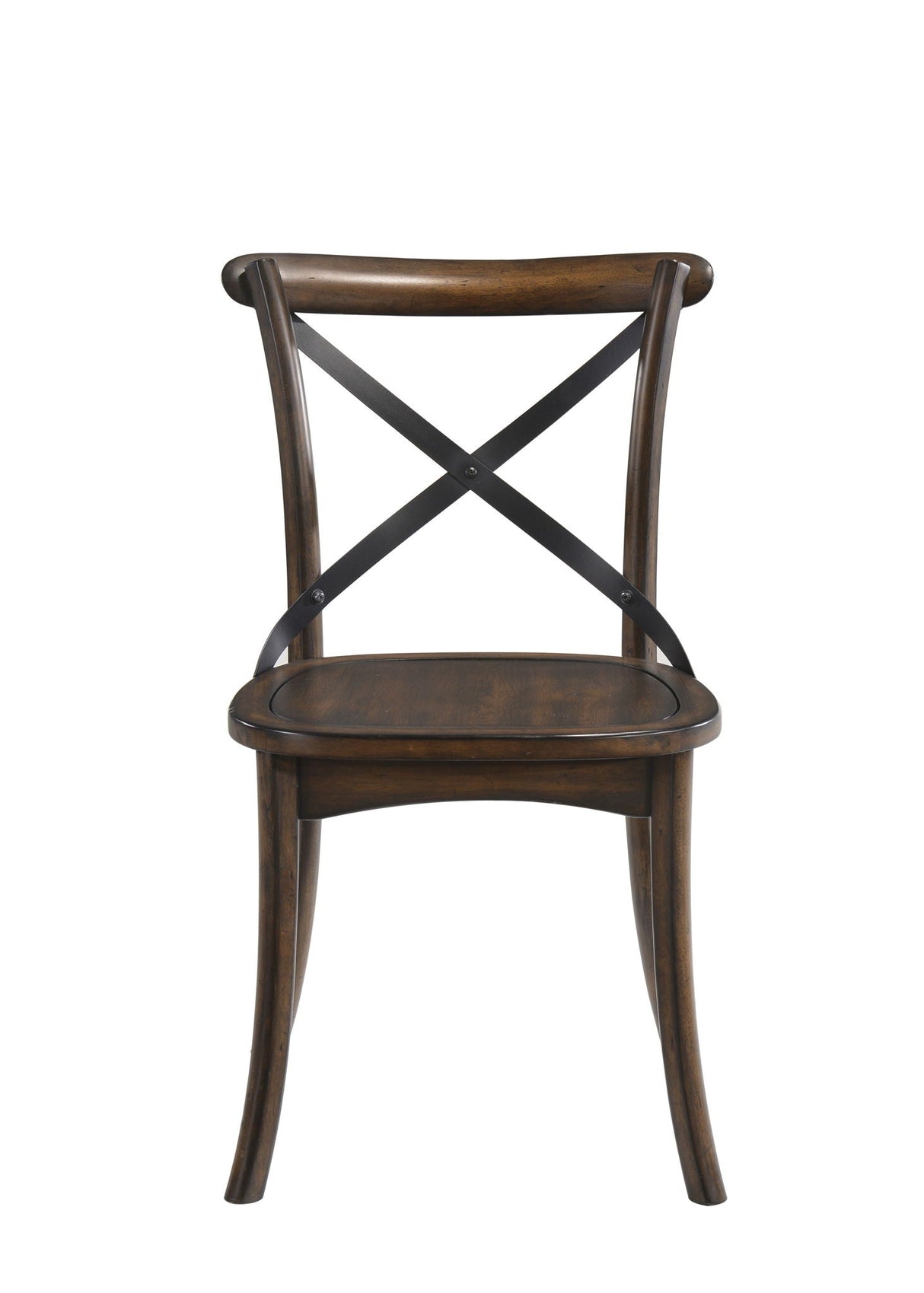 Kaelyn - Metal Side Chair (Set of 2) - Dark Oak - Best Buy Furniture