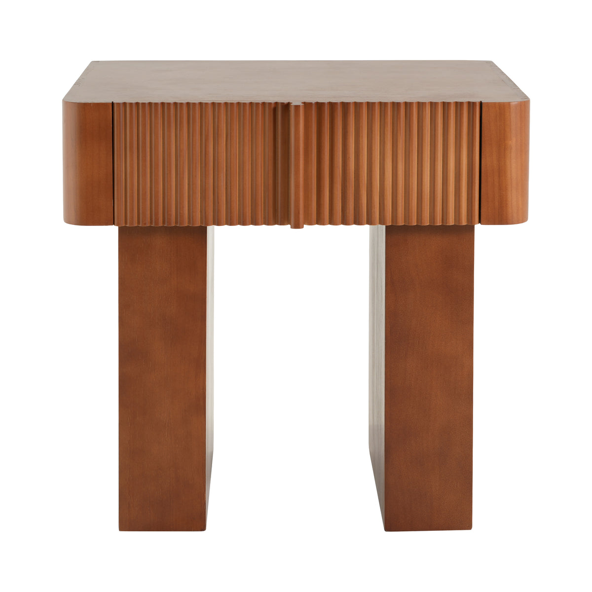 Wood End Table with Drawer