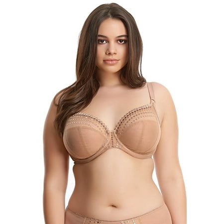 Elomi Matilda Underwire Plunge Bra Cafe Au Lait 42DD (UK)